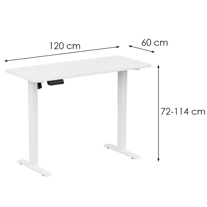 Íróasztal Control Series 120 Lv0150 Fehér