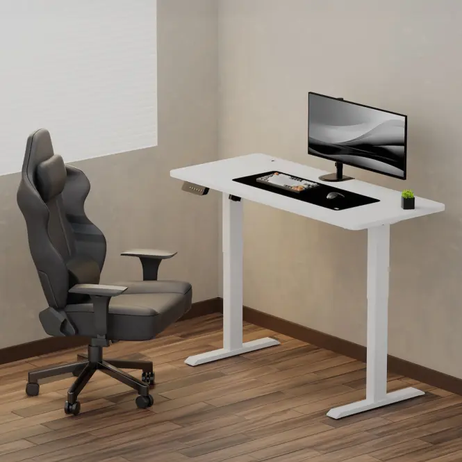 Íróasztal elektromos magasságállítással Control Series 120 Lv0150 Fehér