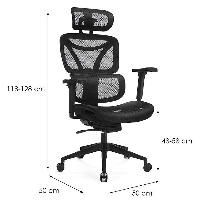 Szék Control Series Lv0654 Fekete,2