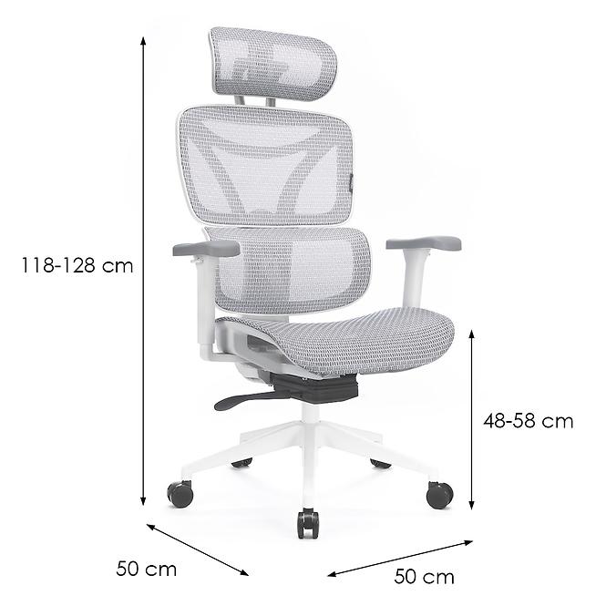 Szék Control Series Lv0655 Fehér,2