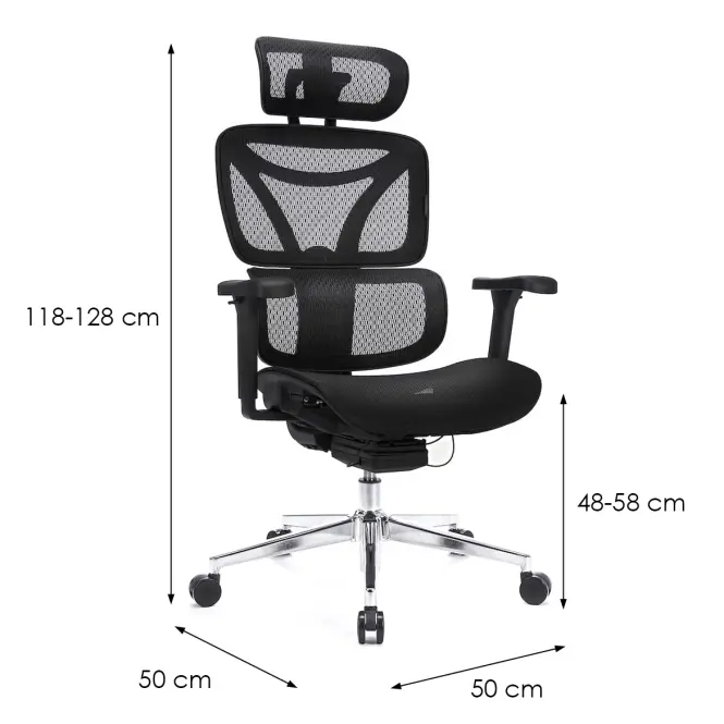 Szék Control Pro Lv0656 Fekete