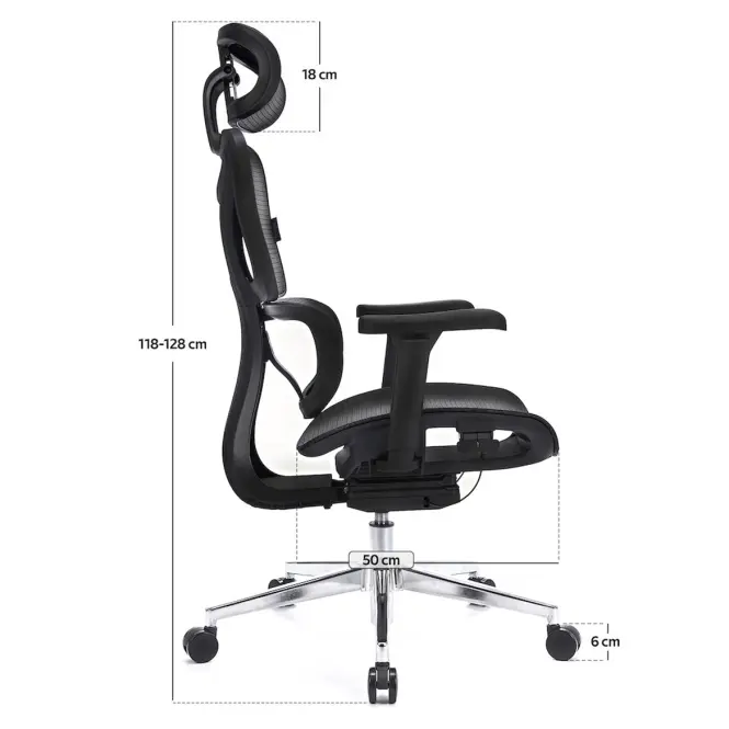 Szék Control Pro Lv0656 Fekete,5