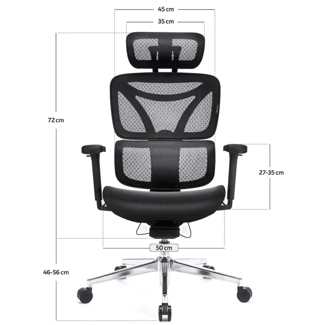 Szék Control Pro Lv0656 Fekete,6