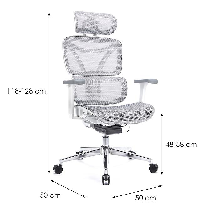 Szék Control Pro Lv0657 Fehér,2