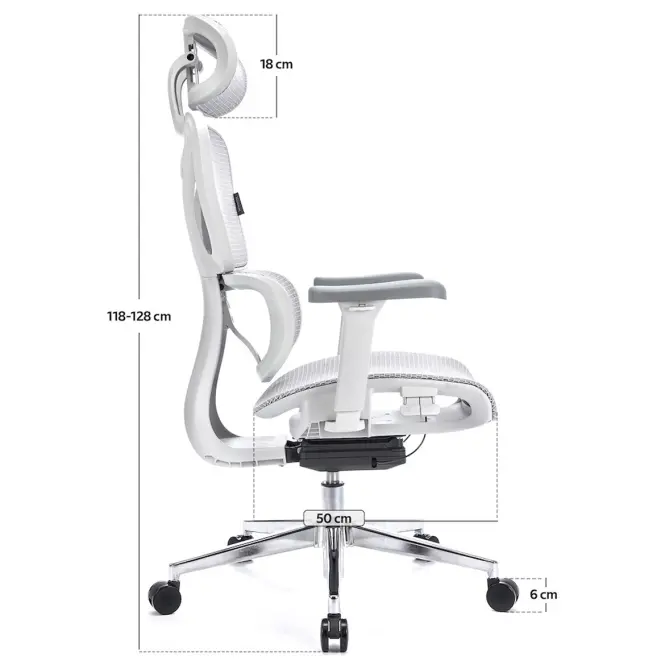 Szék Control Pro Lv0657 Fehér