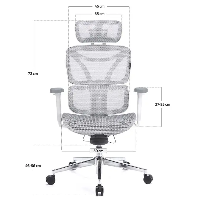 Szék Control Pro Lv0657 Fehér