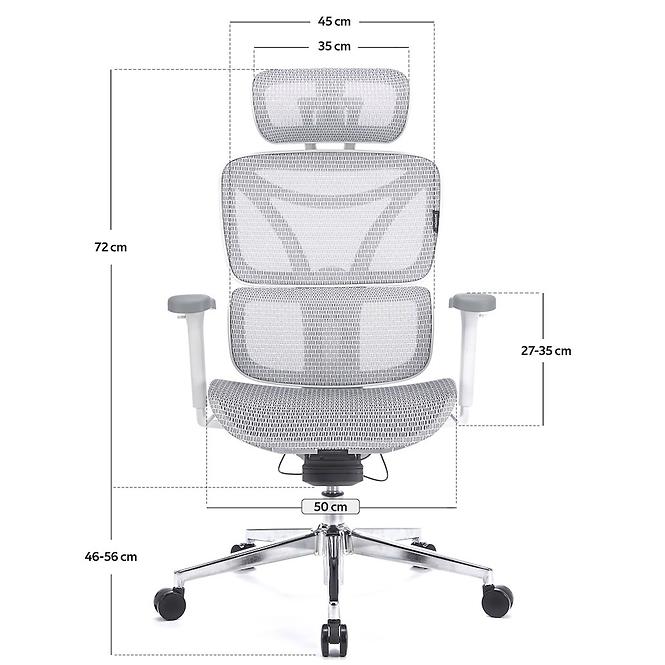 Szék Control Pro Lv0657 Fehér,8
