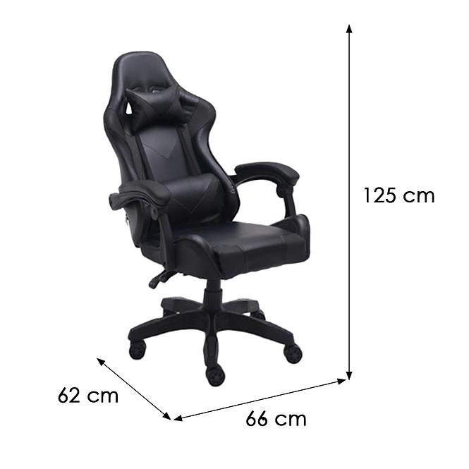 Irodai gaming szék Remus Fekete,2