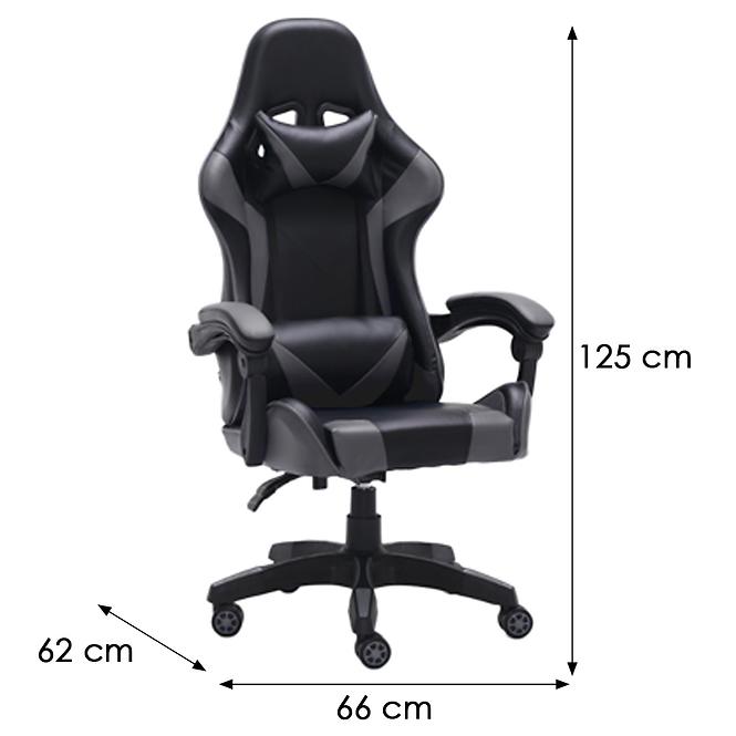 Irodai gaming szék Remus Szürke,2
