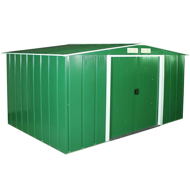 Eco kerti fémház 2423x3221x1961 zöld