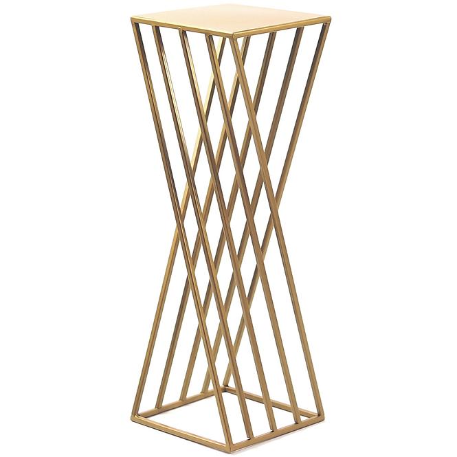 Virágállvány 70x24 cm aranysárga