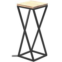 Virágállvány Tavolo 60x23,5 cm fekete