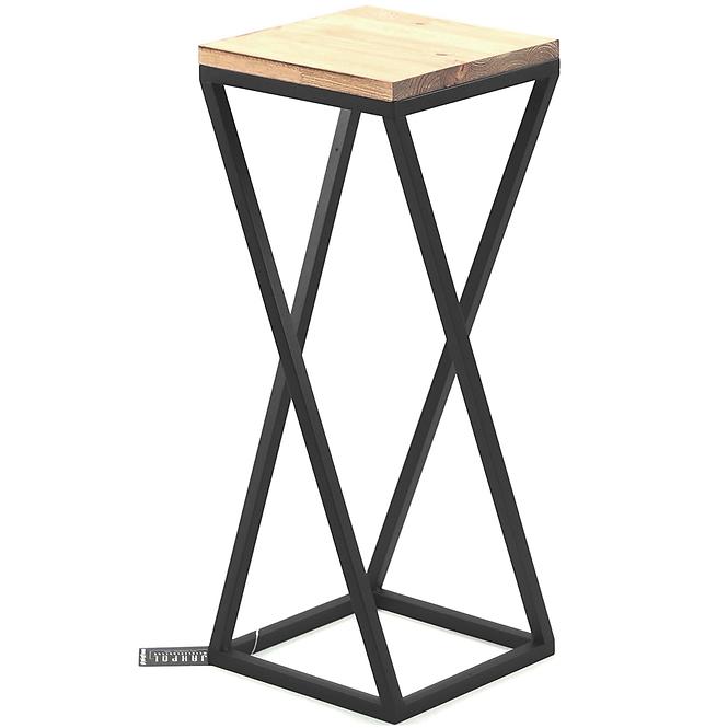 Virágállvány Tavolo 60x23,5 cm fekete