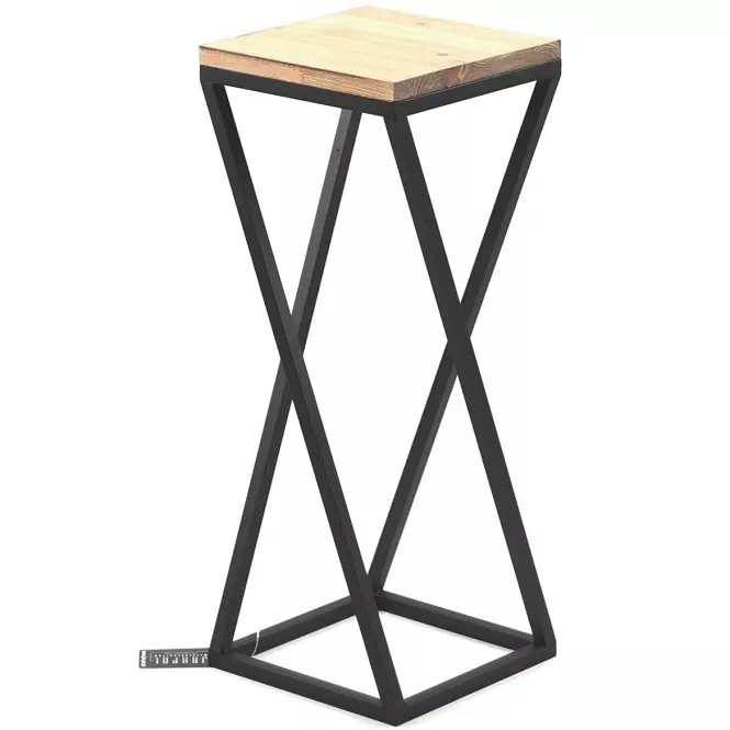 Virágállvány Tavolo 60x23,5 cm fekete