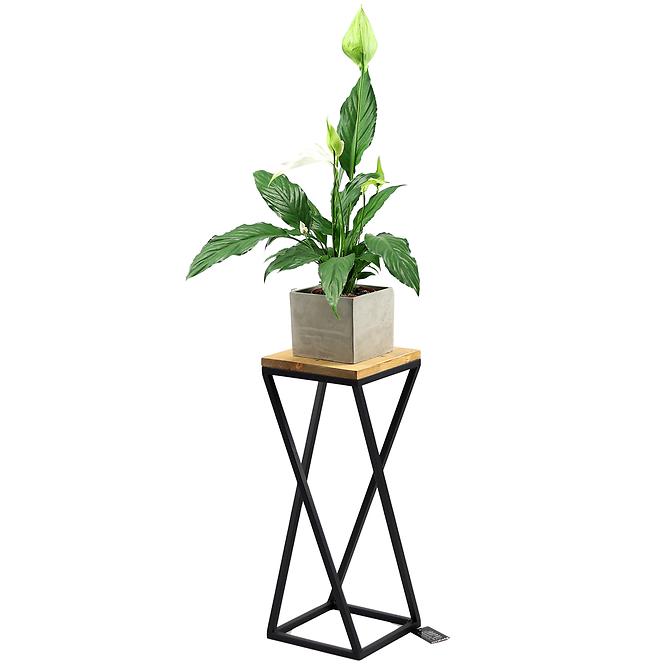 Virágállvány Tavolo 60x23,5 cm fekete