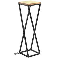 Virágállvány Tavolo 80x23,5 cm fekete