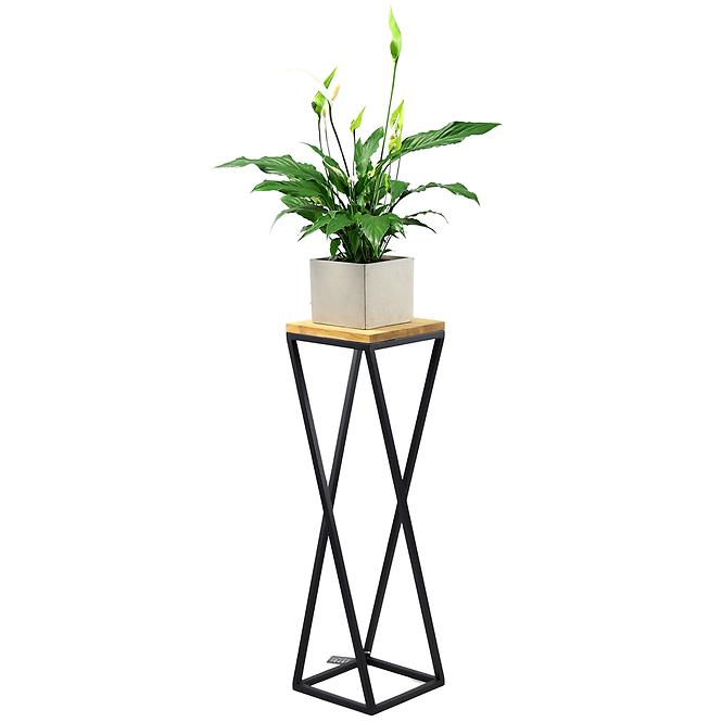 Virágállvány Tavolo 80x23,5 cm fekete,2
