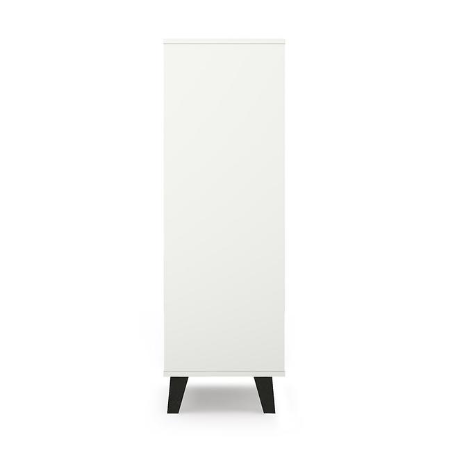 Komód Scandi 5S Fehér,4