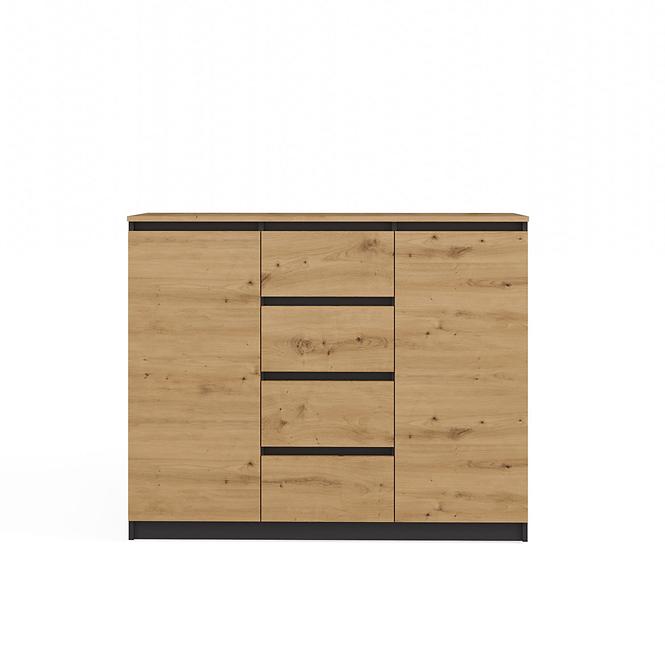 Komód 2D4S Antracit/Artisan