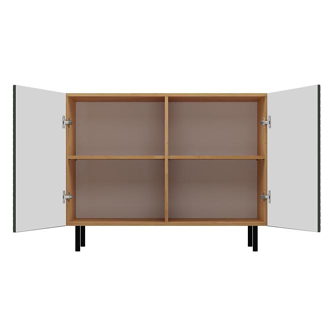 Komód Kama 2D Kwadrat Artisan/Zöld