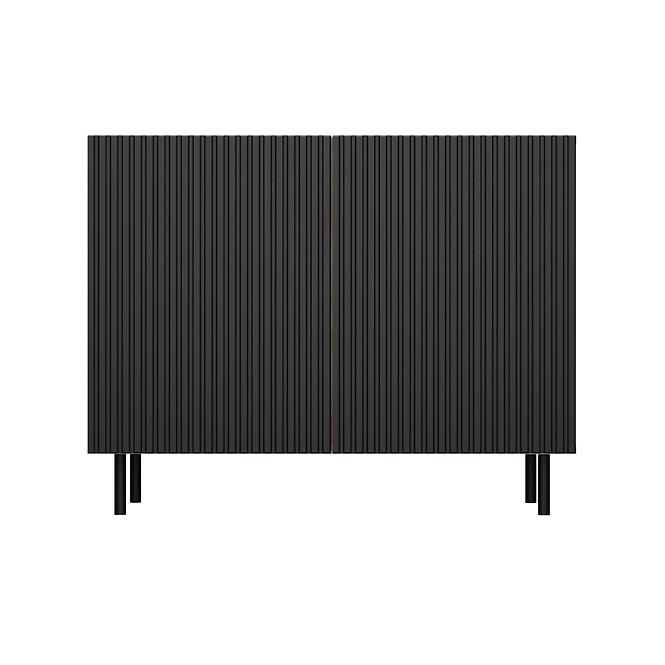 Komód Kama 2D Slim Artisan/Fekete