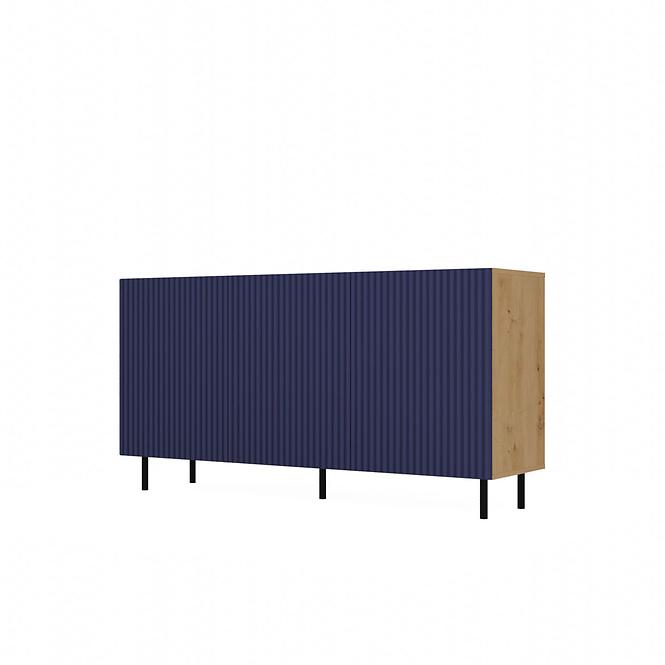 Komód Kama 3 Drzwi Slim Artisan/Gránát