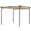 Kerti pavilon / pergola 2,6x2,6x2,2 m bézs