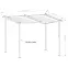 Kerti pavilon / pergola 2,6x2,6x2,2 m bézs,2