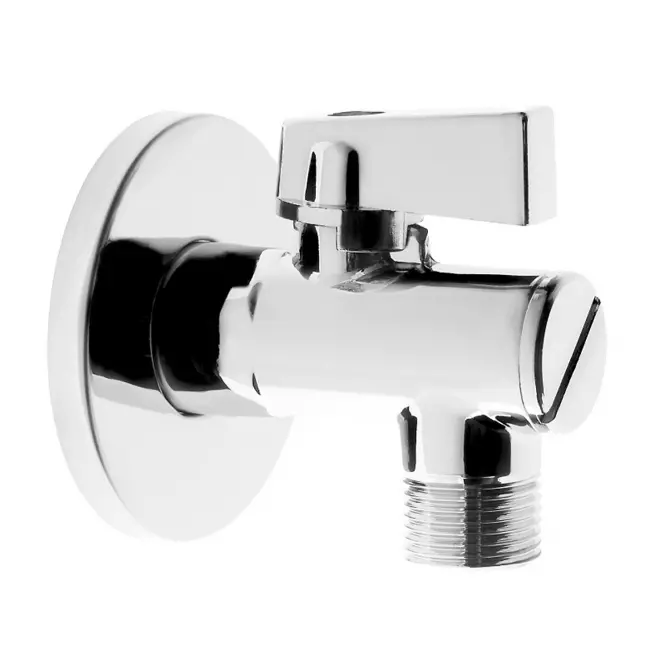 Z1234KF Sarok golyóscsap 1/2” x 3/4” szűrővel és rozettával