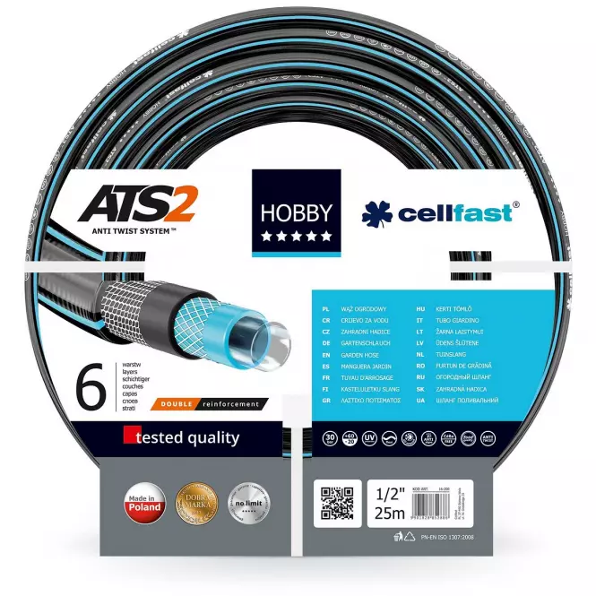 Kerti Tömlő Hobby Ats 6 Rétegű 1/2 25mb 16-200