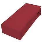 Lepedő Jersey gumiszalaggal 90x200 piros