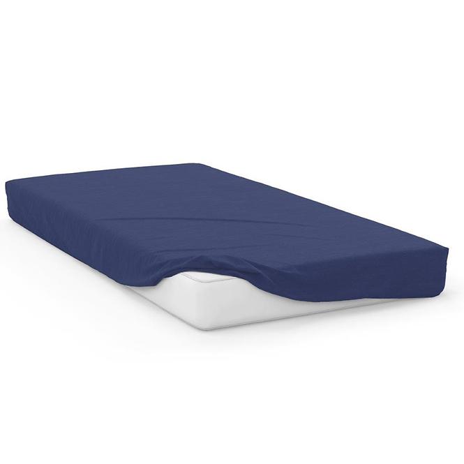 Lepedő Jersey gumiszalaggal 160x200 gránát