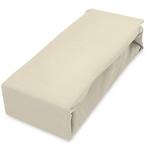Lepedő Jersey gumiszalaggal 160x200 krém