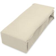 Lepedő Jersey gumiszalaggal 160x200 krém