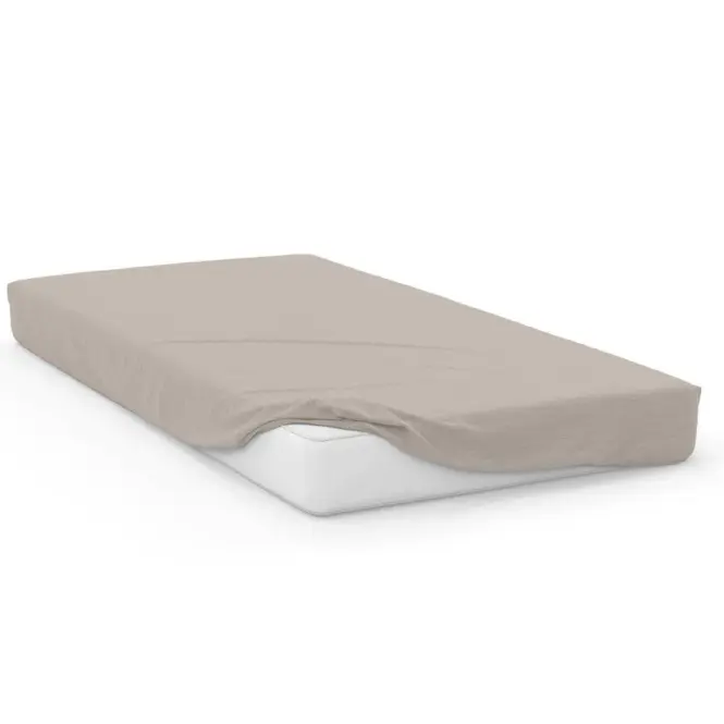 Lepedő Jersey gumiszalaggal 90x200 szürke