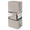 Lepedő Jersey gumiszalaggal 90x200 szürke,3