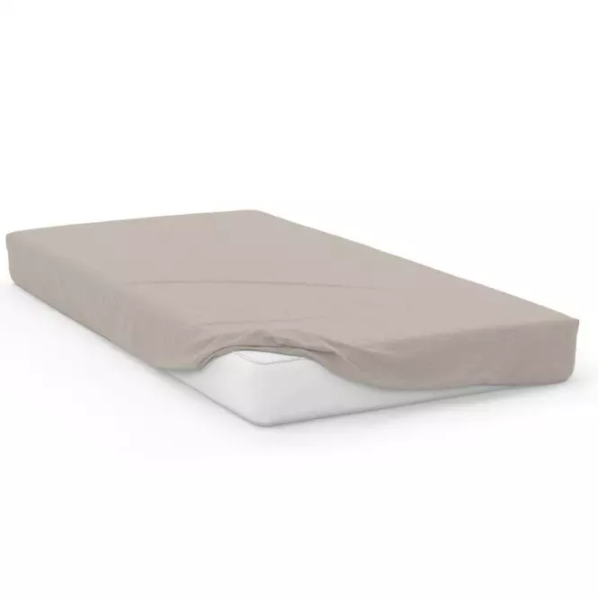 Lepedő Jersey gumiszalaggal 200x220 szürke,2