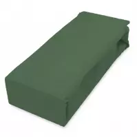 Lepedő Jersey gumiszalaggal 90x200 zöld