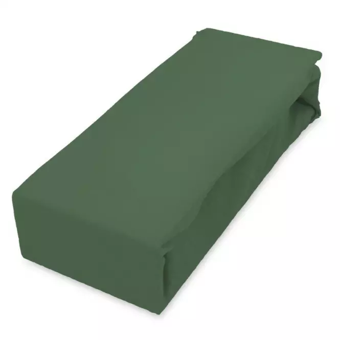 Lepedő Jersey gumiszalaggal 140x200 zöld