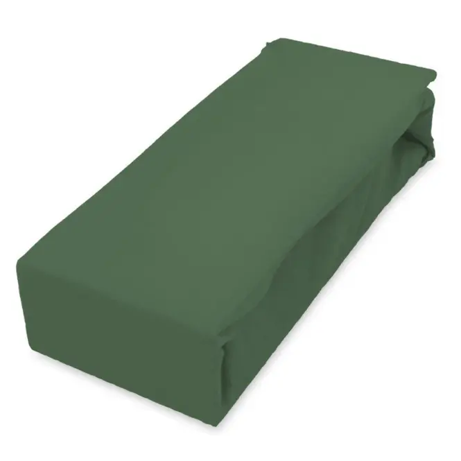 Lepedő Jersey gumiszalaggal 160x200 zöld