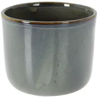 Zöld porcelán virágcserép