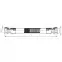 Gázcső FF 1/2” 0,75 m PVC WG0750,2