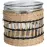 Kötéllel ellátott gyertyatartó üveg fogantyúval 10x10 cm