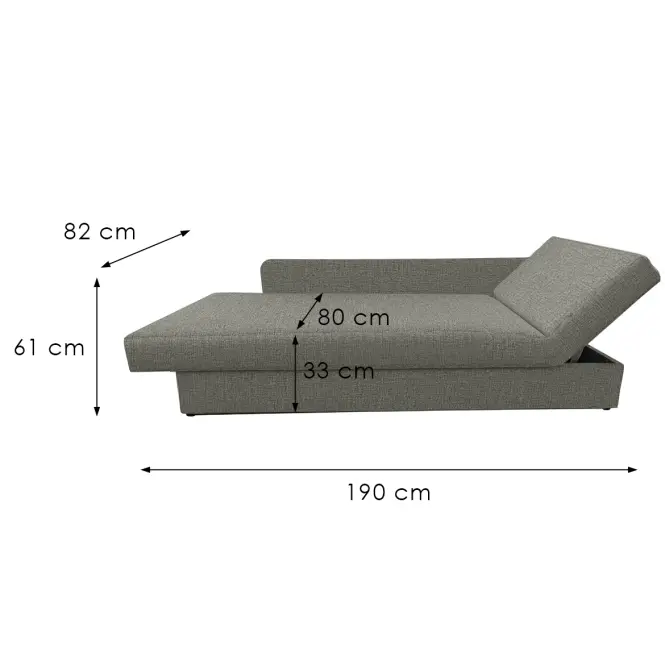 Ágy Karol háttámlával P Barrel 92,5