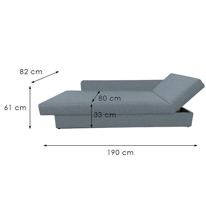 Ágy Karol háttámlával P Barrel 74,5