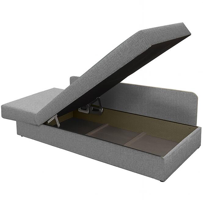 Ágy Karol háttámlával L Barrel 90