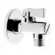 Sarok golyóscsap1/2” x 1/2” szűrővel és rozettával Z1212KF