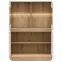 Vitrin Alacsony Milton Ml04 tölgy Crem Torro Fehér,6