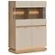 Vitrin Alacsony Milton Ml04 tölgy Crem Torro Kremona,6