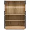 Vitrin Alacsony Milton Ml04 tölgy Crem Torro Antracit,6